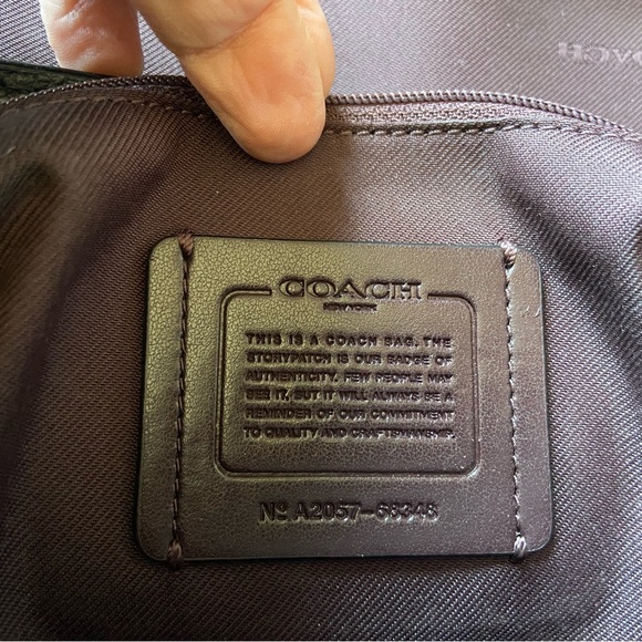 🌸SOLD🌸 Coach Cassie in Black Polished Pebble Leather with Brass Hardware! - Picture 14 of 16